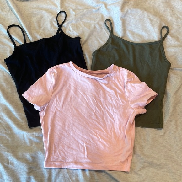 wild fable Tops - Two crop tank tops and one crop T-shirt